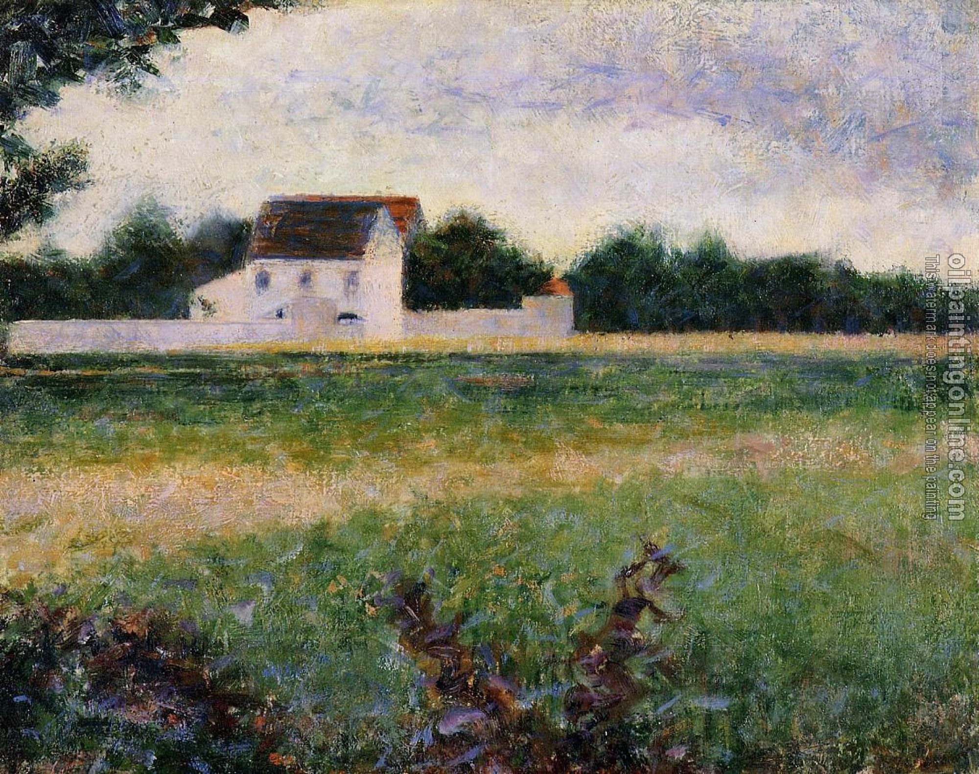 Seurat, Georges - Landscape of the Ile de France